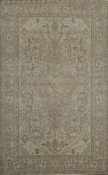 Elegant Tabriz Persian Area Rug 6x10 for Traditional Home Decor
