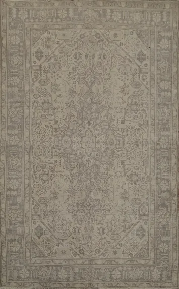 Classic Tabriz Persian Area Rug 6x10 with Detailed Ornate Patterns