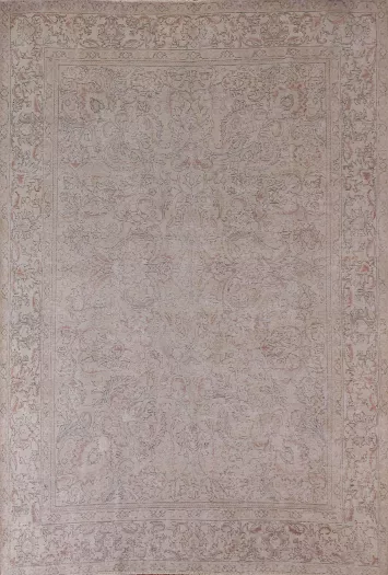 Distressed Tabriz Persian Area Rug 8x11