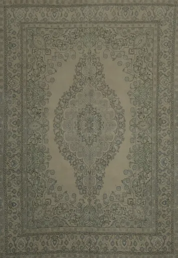 Elegantly Crafted Tabriz Persian Area Rug 9x13 with Intricate Floral Design