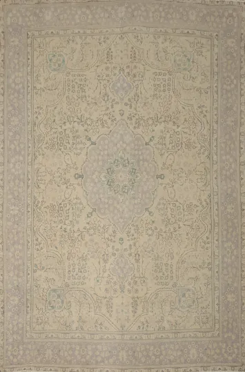 Intricate Detail and Subtle Tones in a Tabriz Persian Area Rug 9x13