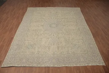 Intricate Detail and Subtle Tones in a Tabriz Persian Area Rug 9x13