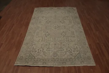 Exquisite Handmade Tabriz Persian Area Rug 6x10 with Traditional Motifs