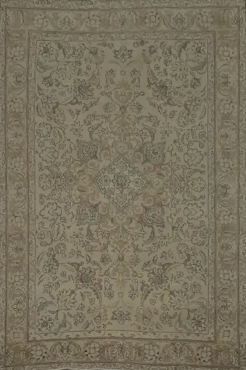 Luxurious Tabriz Persian Area Rug 6x9 with Timeless Botanical Motifs
