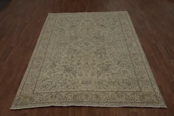 Luxurious Tabriz Persian Area Rug 6x9 with Timeless Botanical Motifs