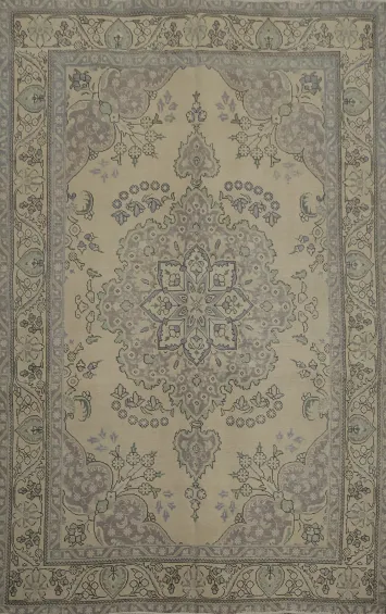Luxury Tabriz Persian Area Rug 6x9 with Rich Textured and Elegant Look