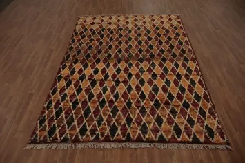 Elegant Trellis Moroccan Area Rug 6x10 for Timeless Interiors