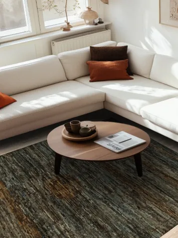 Striped Moroccan Area Rug 7x10