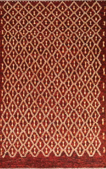 All-Over Moroccan Geometric Area Rug 6x9