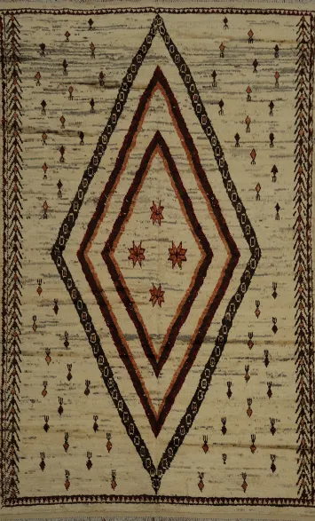 Tribal Moroccan Handmade Area Rug 6x10