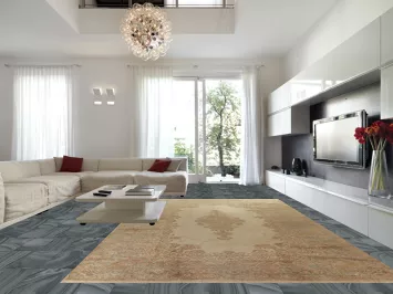 Palace Size Vegetable Dye Kerman Persian Rug 10x18