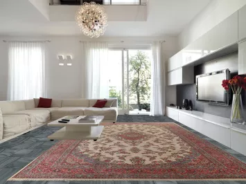 Vintage Kerman Persian Large Rug 12x20