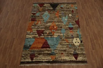 Tribal Moroccan Berber Area Rug 7x10