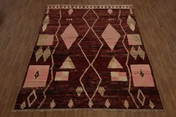 Bohemian Moroccan Area Rug 9x12 Perfect for Cozy Living Spaces