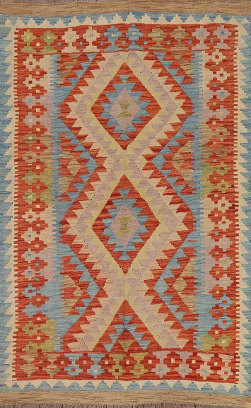 Kilim South-Western Area Rug 4x6