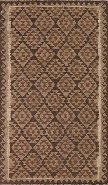 Reversible Wool Kilim Oriental Area Rug 5x8