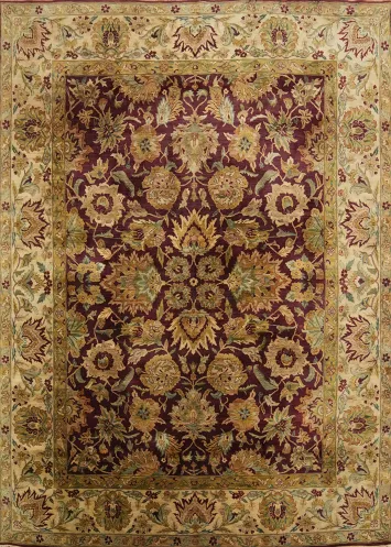 Vegetable Dye Agra Oriental Large Rug 12x15