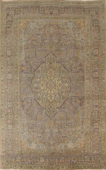 Over-Dyed Tabriz Persian Area Rug 8x11