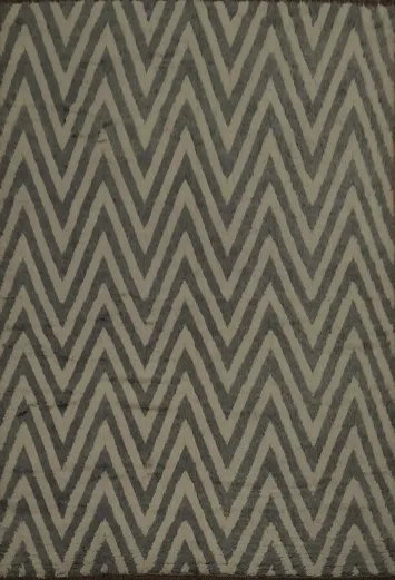 Chevron Moroccan Wool Area Rug 8x10