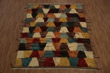 Vibrant Moroccan Berber Area Rug 8x10 for Stylish Home Decor
