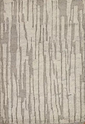 Hand-Knotted Moroccan Oriental Wool Rug 2x3