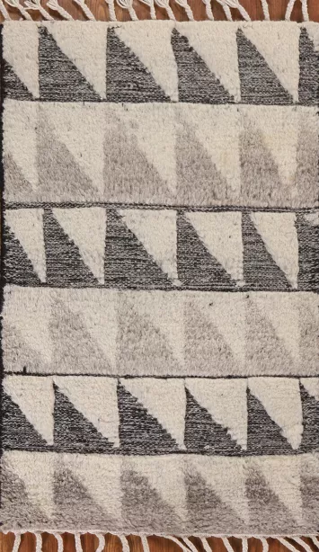 Geometric Moroccan Oriental Rug 2x3