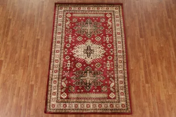 Geometric Wool Kazak Indian Rugs