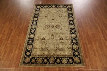 All-Over Floral Green Agra Oriental Area Rugs