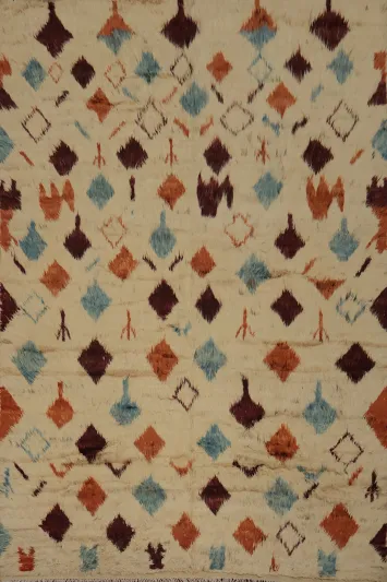 Tribal Moroccan Berber Area Rug 8x10