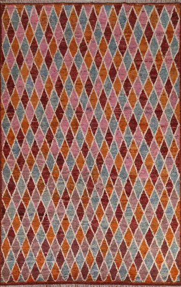 Trellis Moroccan Wool Area Rug 7x10