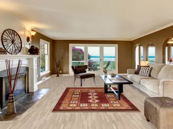 Geometric Moroccan Oriental Area Rug 6x9