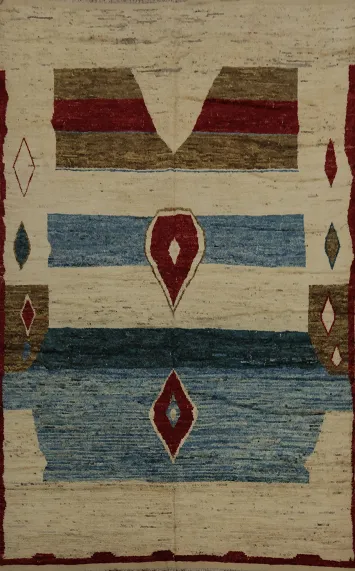 Rustic Geometric Moroccan Large Area Rug 10x14 Adds Warmth to Room