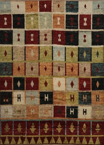 Southwest Mosaic Moroccan Area Rug 8x10 Style & Warm Earthy Tones
