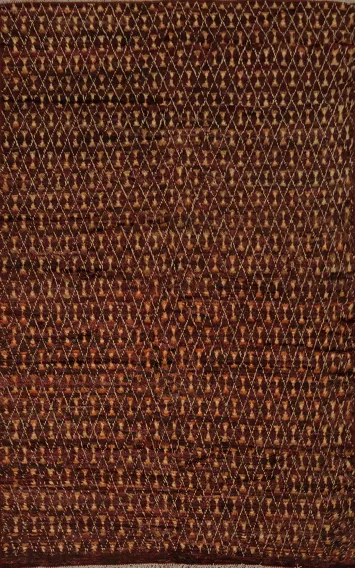 Earthy Colored Moroccan Area Rug 7x10 for Elegant Decor