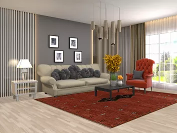 Geometric Moroccan Oriental Area Rug 7x10