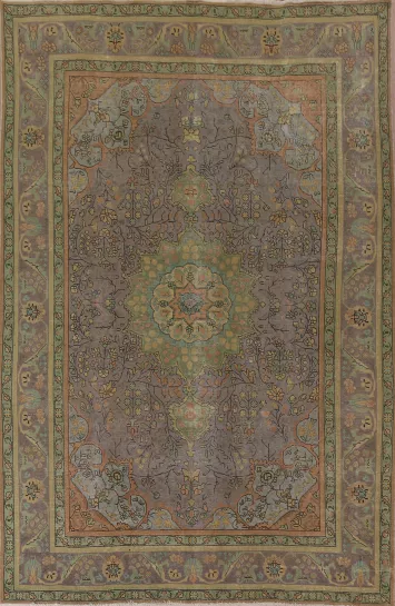 Over-Dyed Tabriz Persian Area Rug 8x11