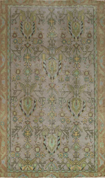 Distressed Over-Dyed Tabriz Persian Area Rug 6x10