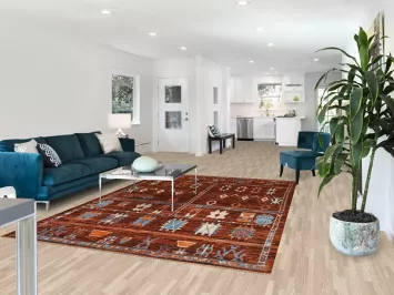 Geometric Moroccan Area Rug 7x10