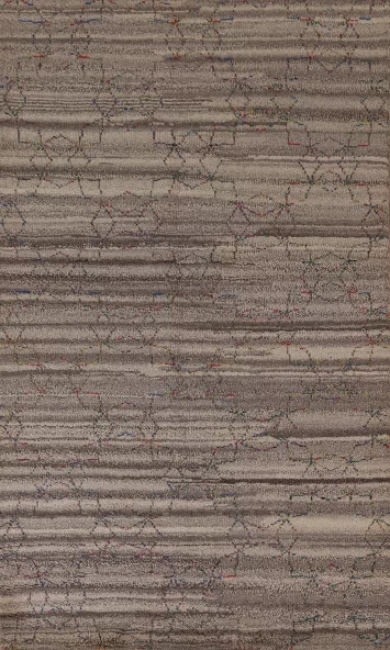 Handmade Moroccan Oriental Area Rug 5x8