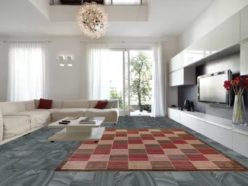 Checkered Gabbeh Kashkoli Large Area Rug 10x14