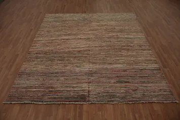 Warm and Earthy Gabbeh Kashkoli Area Rug 6x8 for Cozy Interiors