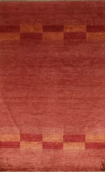 Contemporary Gabbeh Kashkoli Area Rug 6x8