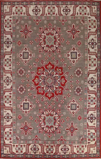 Vegetable Dye Kazak Oriental Area Rug 9x12