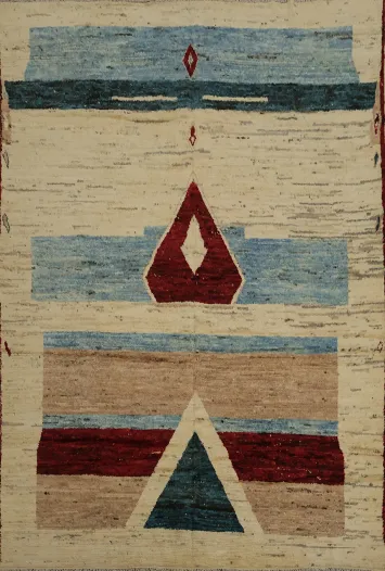 Art Inspired High-Quality Woolen Moroccan Wool Area Rug 8x10