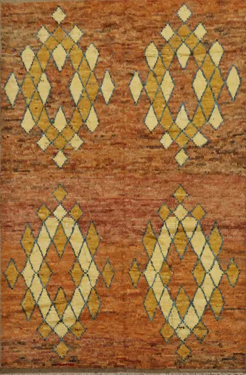 Geometric Moroccan Oriental Area Rug 6x9