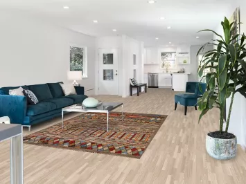 Hand-Knotted Wool Moroccan Area Rug 6x8