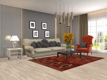 Geometric Moroccan Oriental Area Rug 5x8