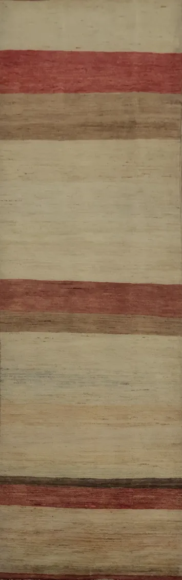 Gabbeh Kashkoli Oriental Runner Rug 3x11