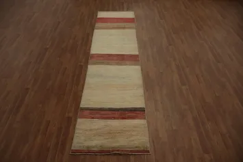 Gabbeh Kashkoli Oriental Runner Rug 3x11