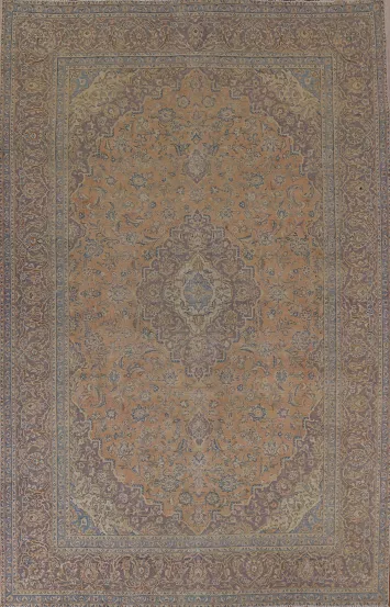 Traditional Kashan Persian Area Rug 10x13